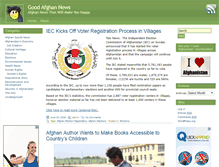 Tablet Screenshot of goodafghannews.com